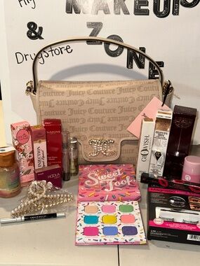 Juicy Couture Purse & Makeup Bundle